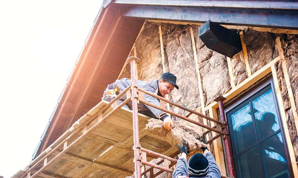 Remove and replace any wet, flat, dirty, or moldy insulation as soon as possible. 